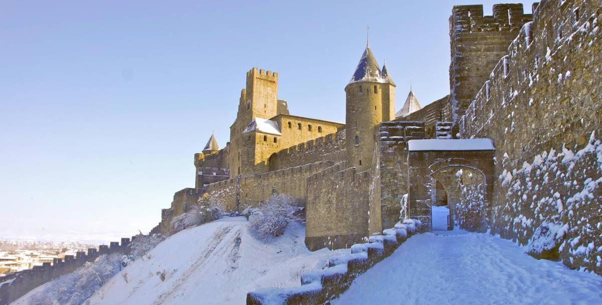 Tout Confort ! Calme, Climatisation, Parking Gratuit, Grande Terrasse, Ascenseur, Wifi Carcassonne Eksteriør billede