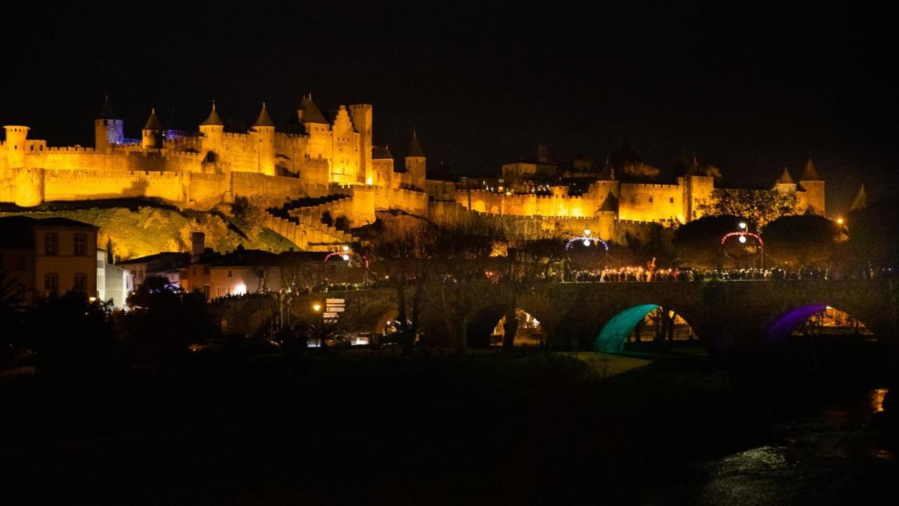 Tout Confort ! Calme, Climatisation, Parking Gratuit, Grande Terrasse, Ascenseur, Wifi Carcassonne Eksteriør billede